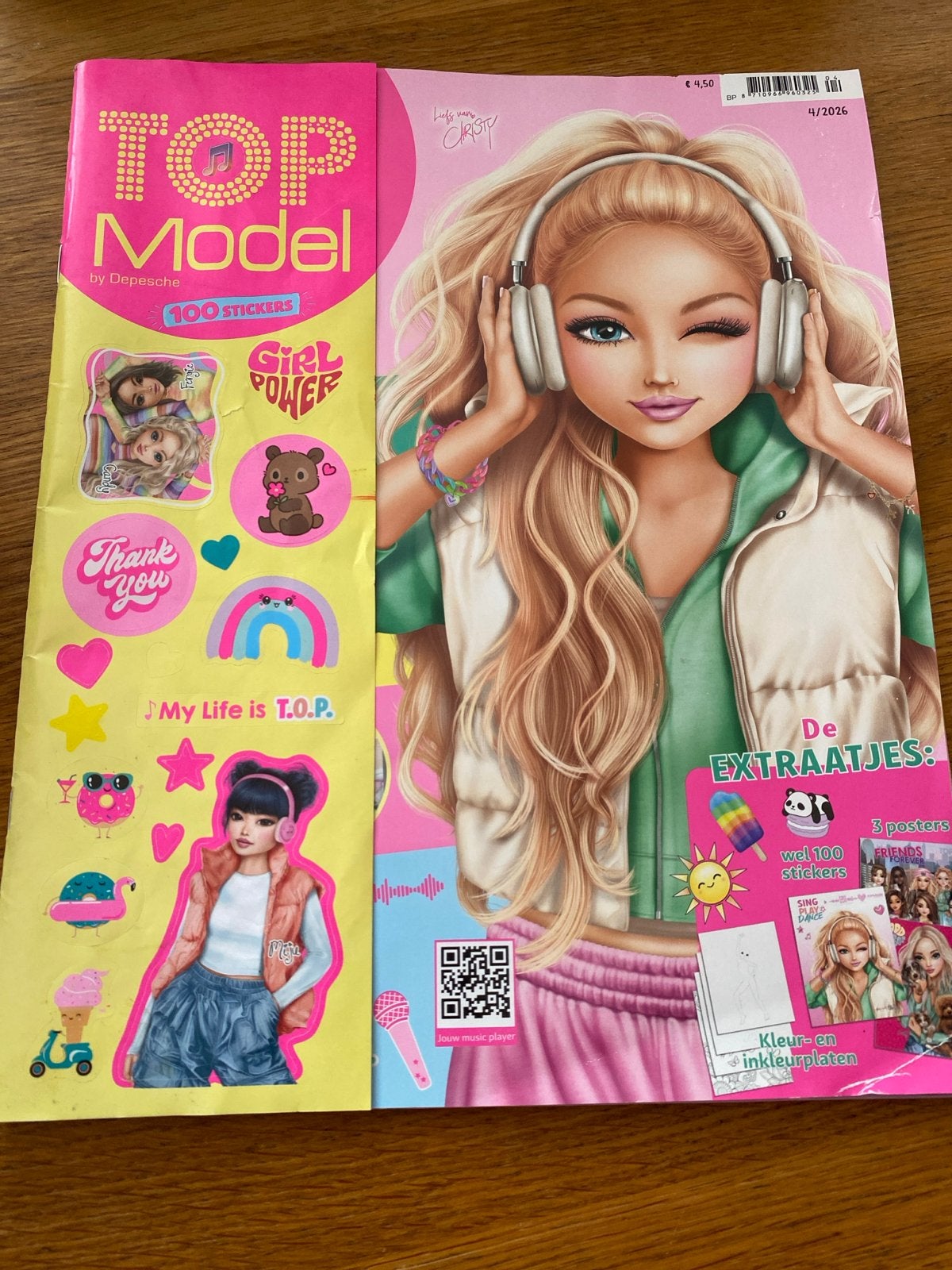 TOPModel Magazine met stickers en kleurplaten nieuw, Ophalen of Verzenden, Nieuw, Non-fictie