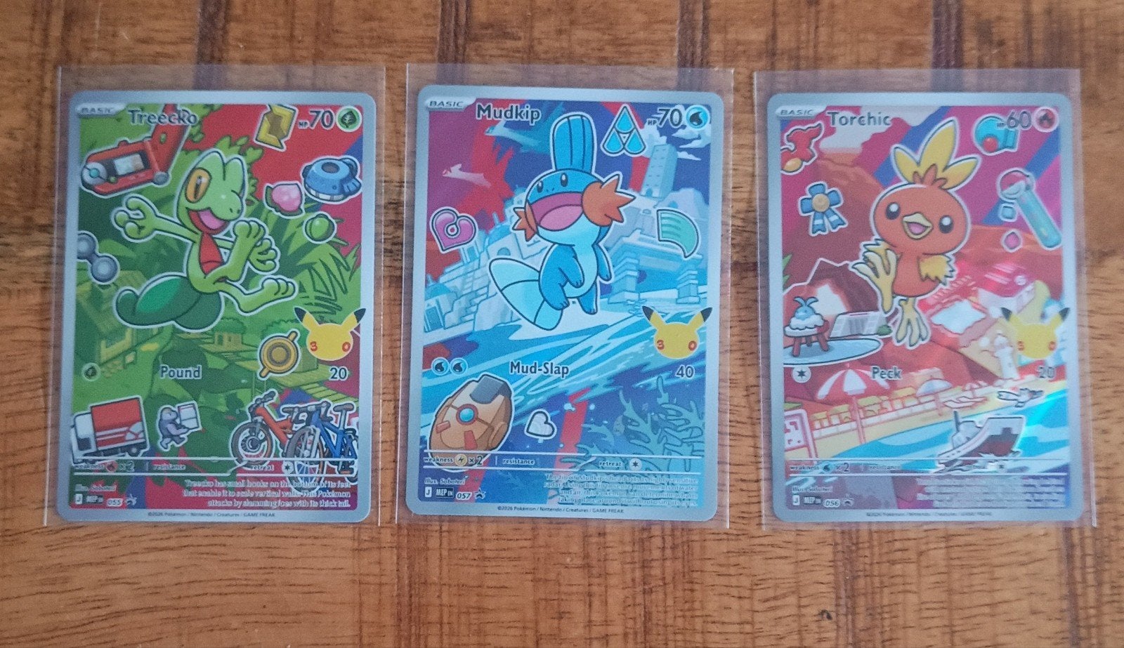 Pokémon First Partner Illustration Serie 3 Gen 3( of ruilen), Ophalen of Verzenden