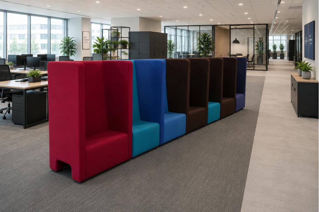 Ahrend akoestische DESIGN wachtkamerbank 7-delig diverse kl, Huis en Inrichting, Banken | Bankstellen, Gebruikt