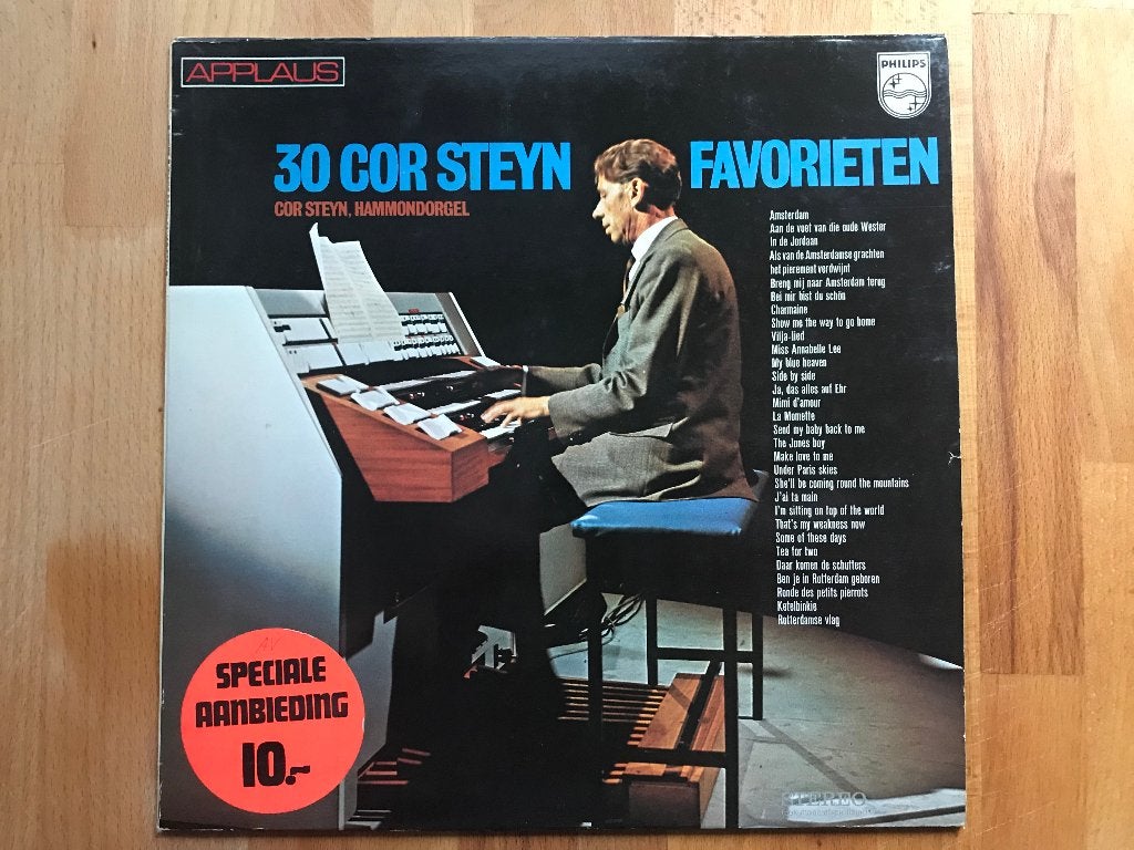 Cor Steyn - 30 Favorieten (LP, Hammondorgel), LP, Gebruikt, Verzenden, 12 inch