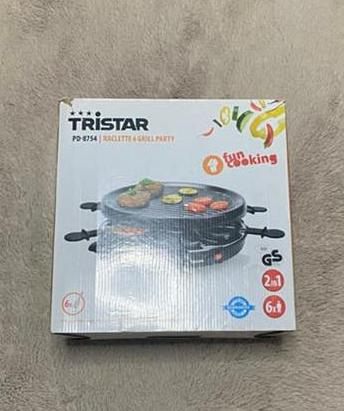 Tristar Grill set nooit gebruit, Witgoed en Apparatuur, Contactgrills, Ophalen, Uitneembare platen, Nieuw