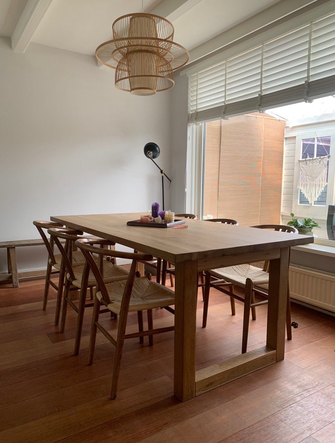 Eiken tafel, Huis en Inrichting, Tafels | Eettafels, Ophalen