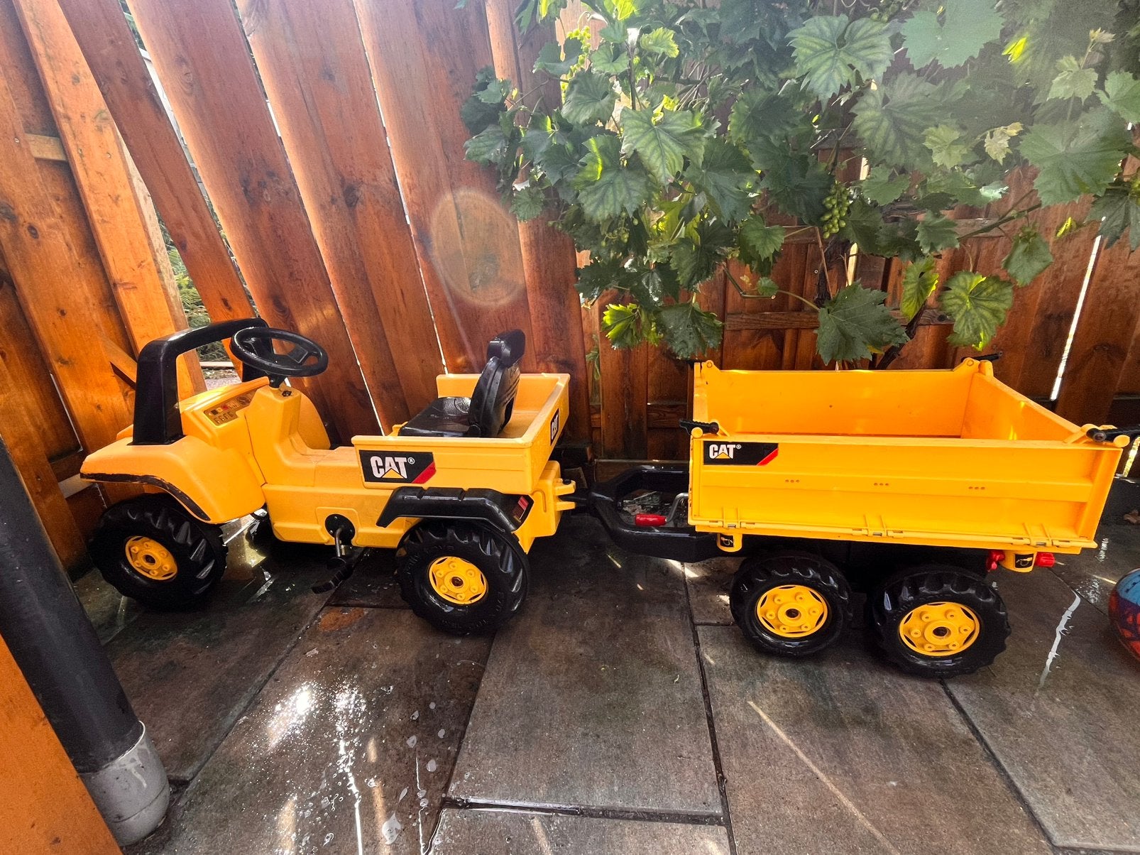 Trap tractor met aanhanger, Ophalen, Gebruikt, Overige merken, Met kar of aanhanger