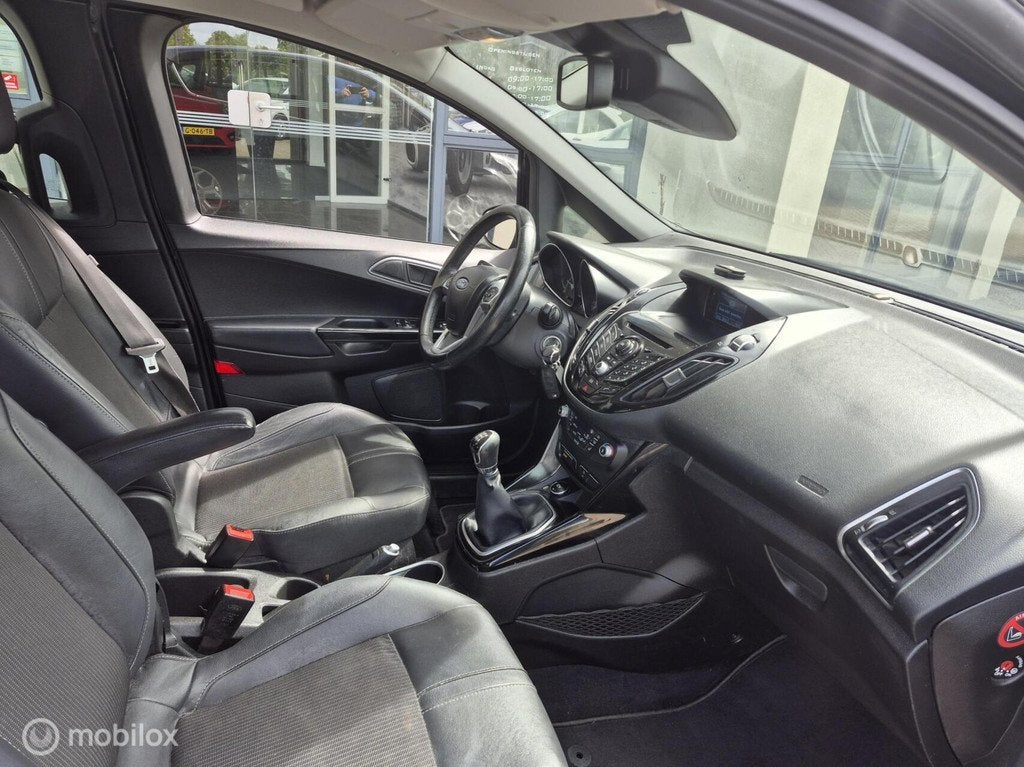 Ford B-Max 1.0 EcoBoost Titanium|Leder|Clima|LED|Cruise!, Auto's, Ford, Voorwielaandrijving, Euro 5, 750 kg, Leder en Stof