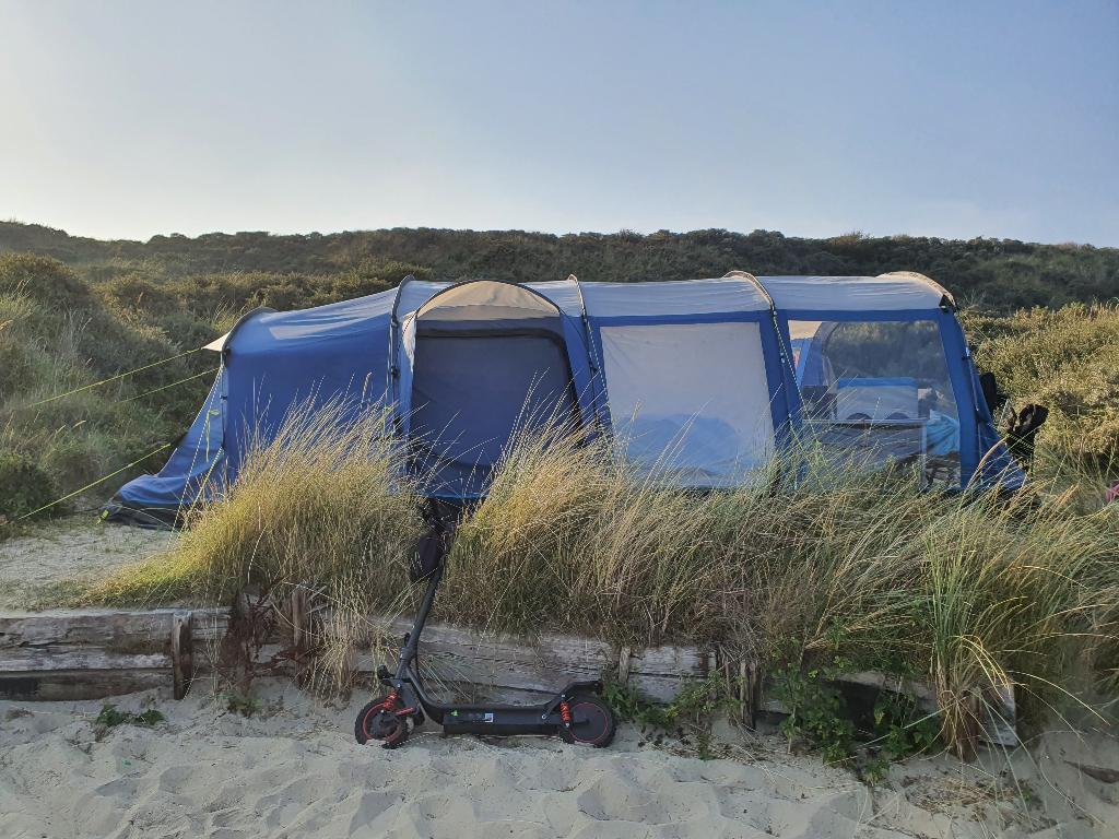 Complete Campingspullen met Kampa Croyde tunnel tent, Ophalen, Gebruikt