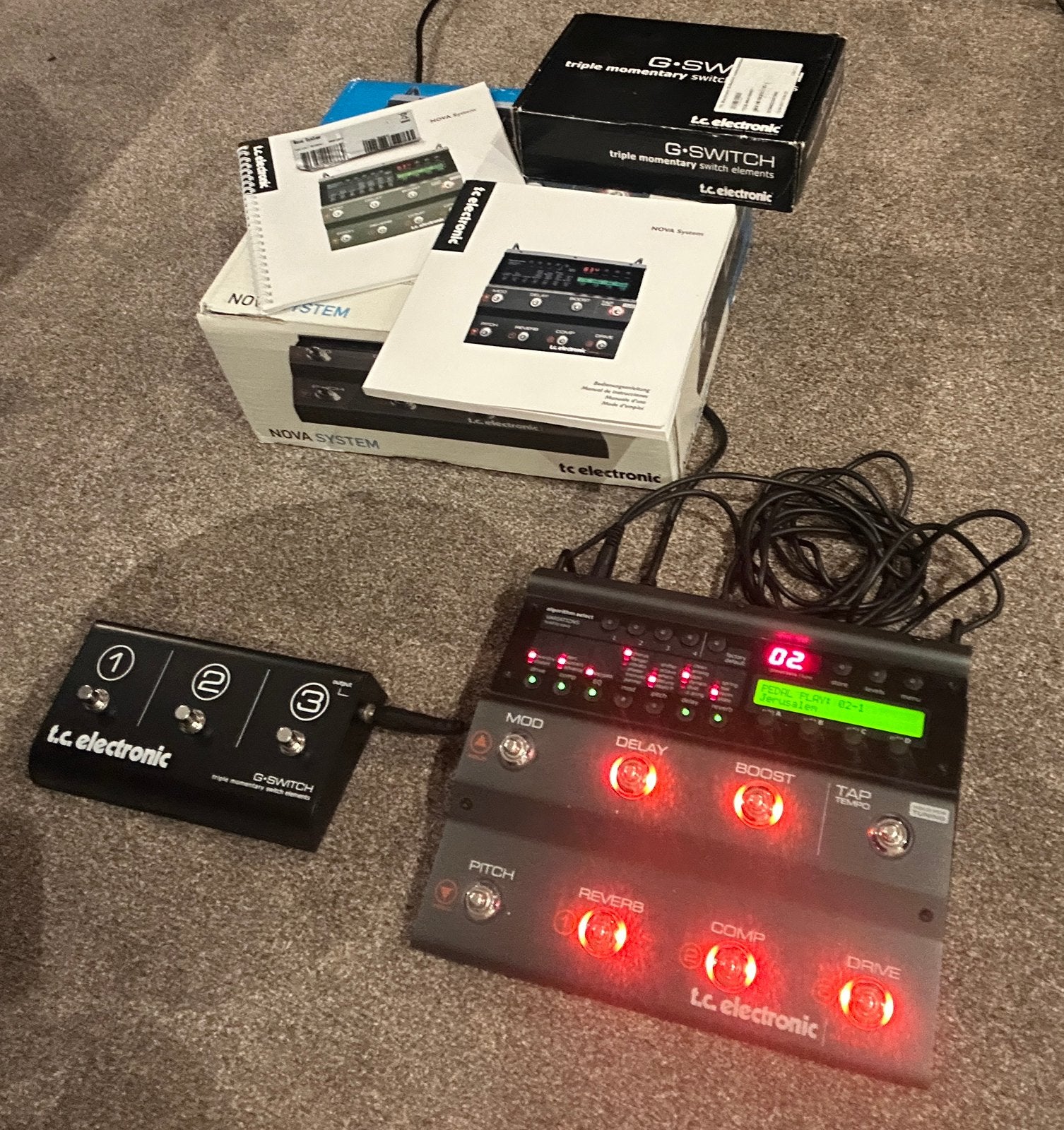 TC Electronic Nova System + G‑Switch | Compleet | Topstaat, Muziek en Instrumenten, Effecten, Ophalen, Gebruikt, Delay of Echo