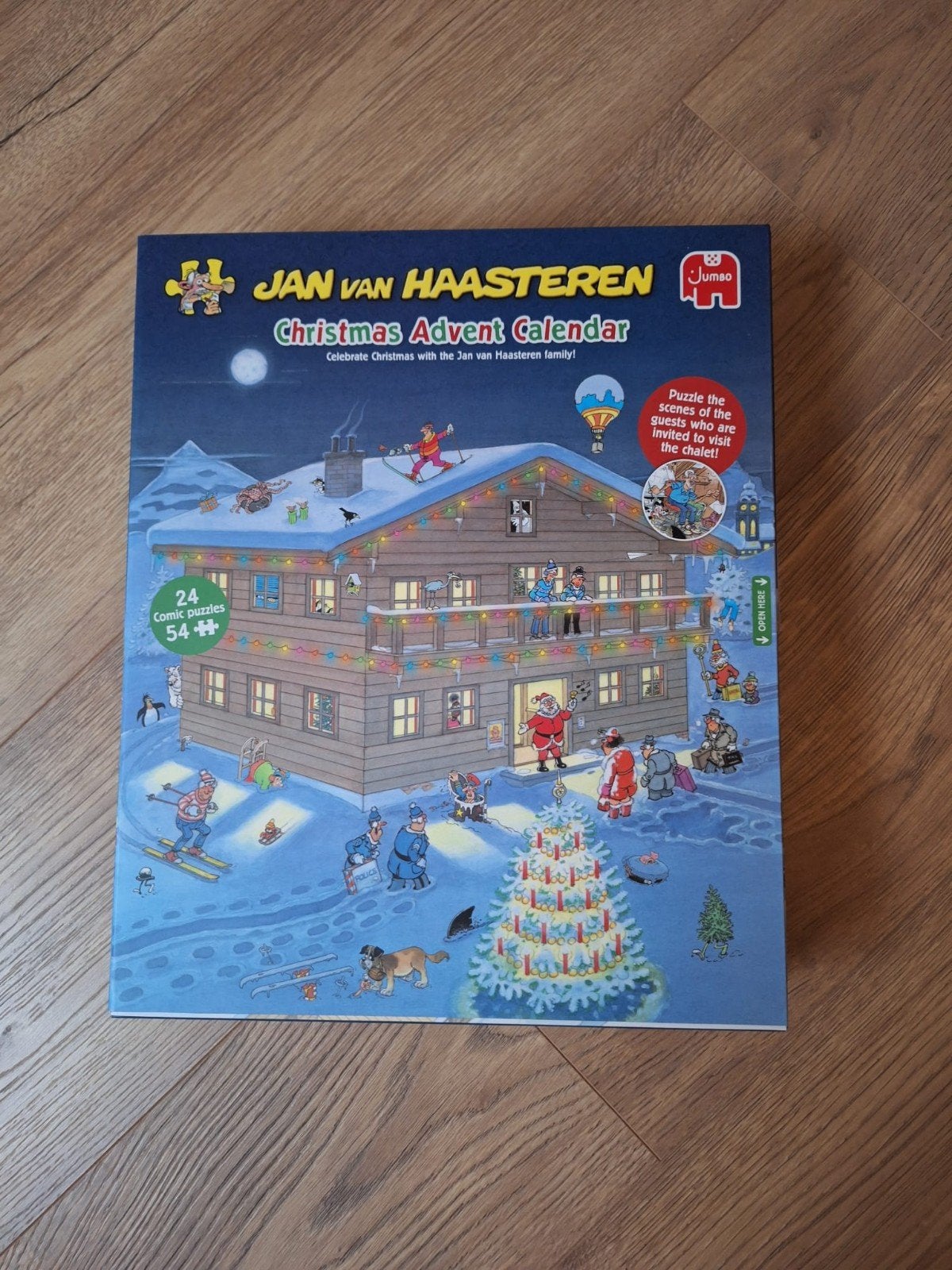 Jan van Haasteren adventkalender 2025, Ophalen, 500 t/m 1500 stukjes, Zo goed als nieuw