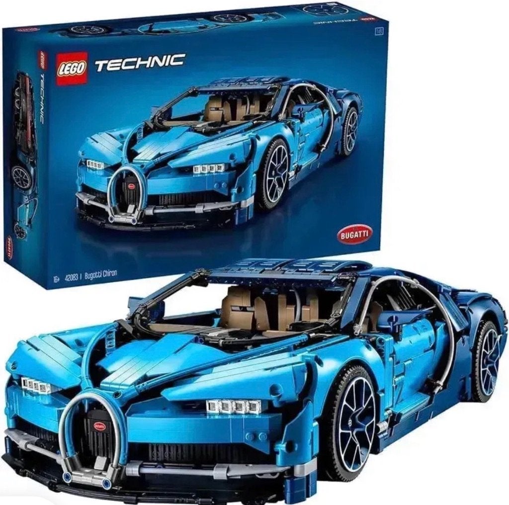 LEGO Technic Bugatti Chiron Sportwagen 42083, Lego, Compleet, Ophalen of Verzenden, Zo goed als nieuw
