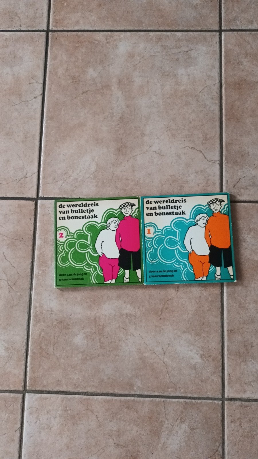 bulletje bonen staak, Meerdere stripboeken, Ophalen