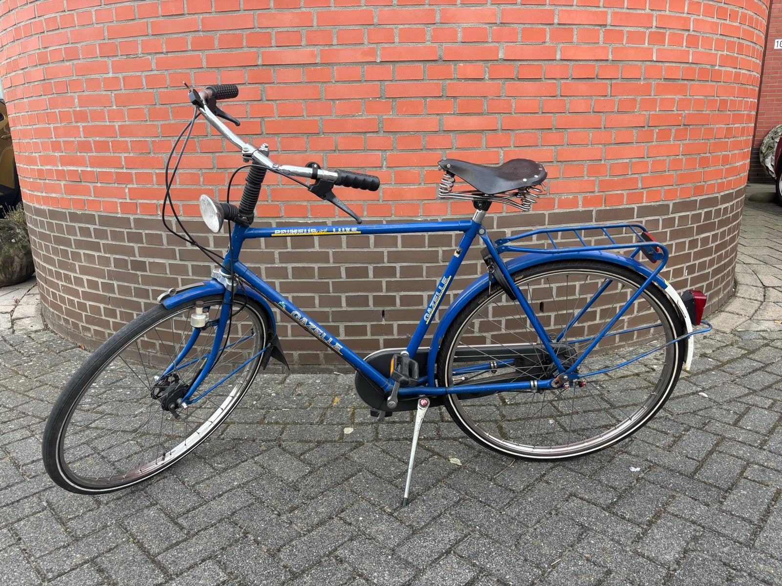 Gazelle Primeur Lite herenfiets - Blauw, Fietsen en Brommers, Ophalen, Gebruikt, Gazelle