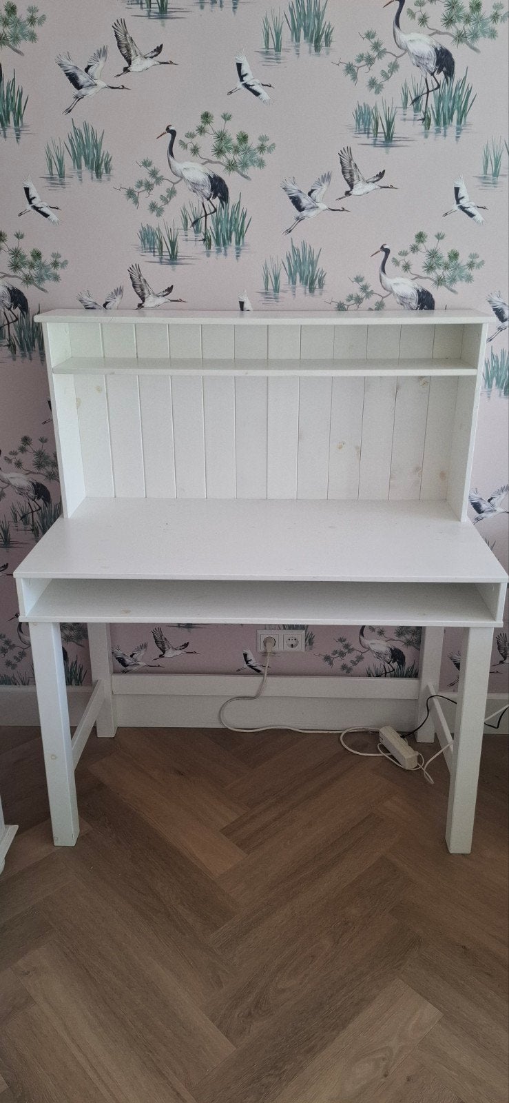 WOOOD VT Wonen Bureau Wit, Huis en Inrichting, Ophalen, Zo goed als nieuw, Overige merken, Wit