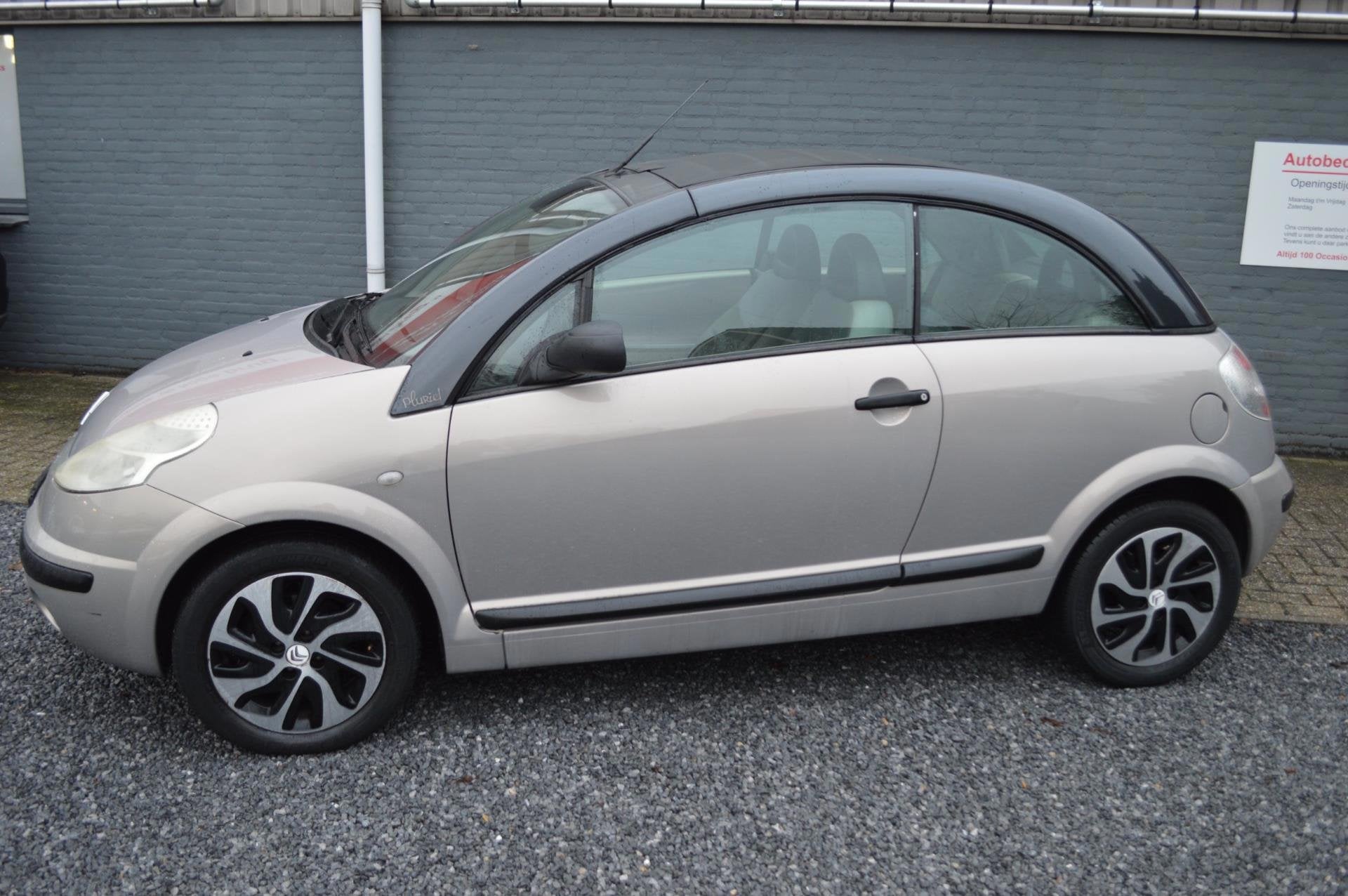 Citroen C3 Pluriel 1.6i-16V Airco Automaat Stuurbekrachtigin, Auto's, Citroën, Gebruikt, 4 cilinders, Cabriolet, 4 stoelen