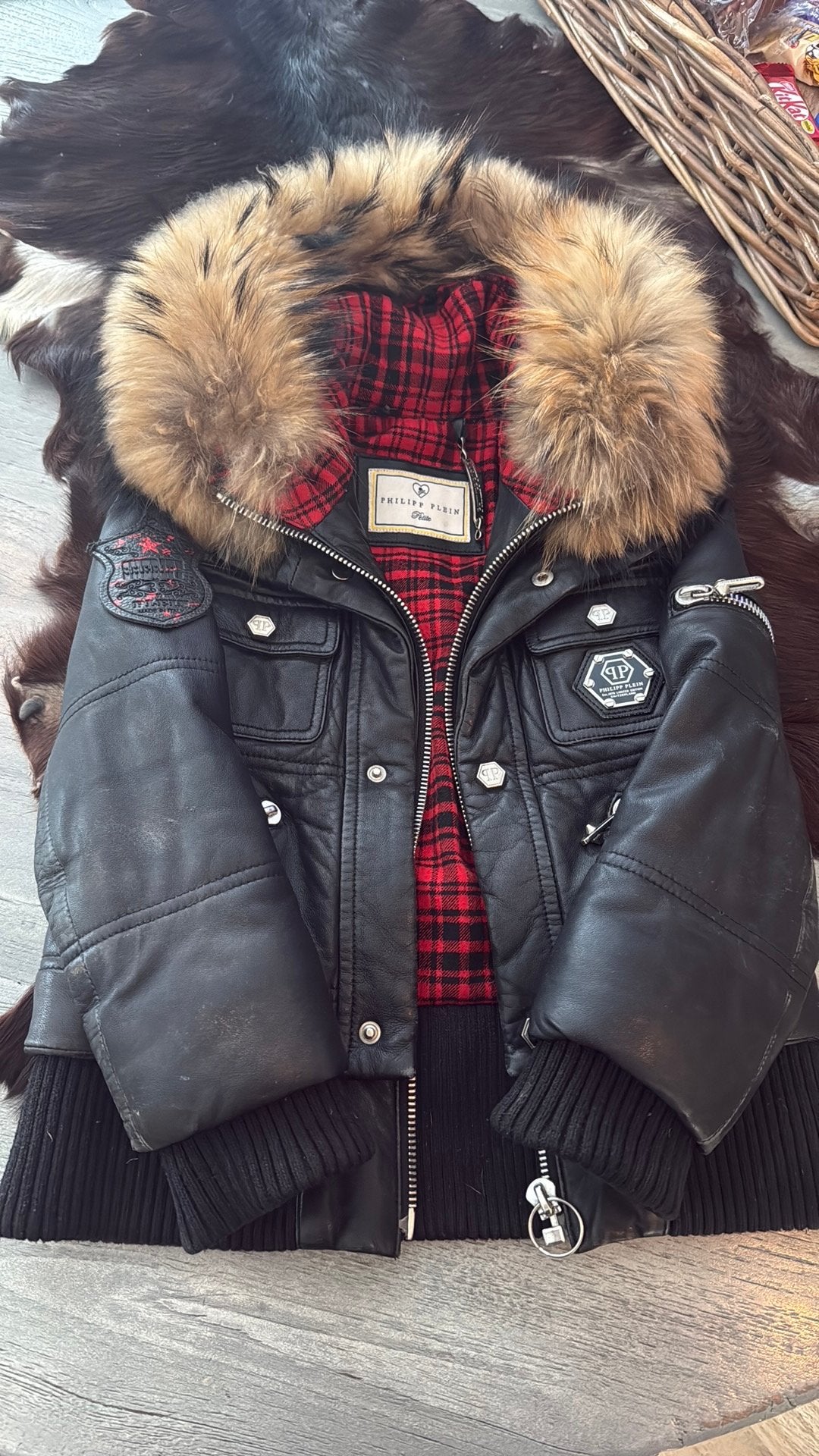 Philipp plein jongens kinderjas maat:6 origineel!, Kleding | Heren, Ophalen of Verzenden, Zo goed als nieuw, Maat 46 (S) of kleiner