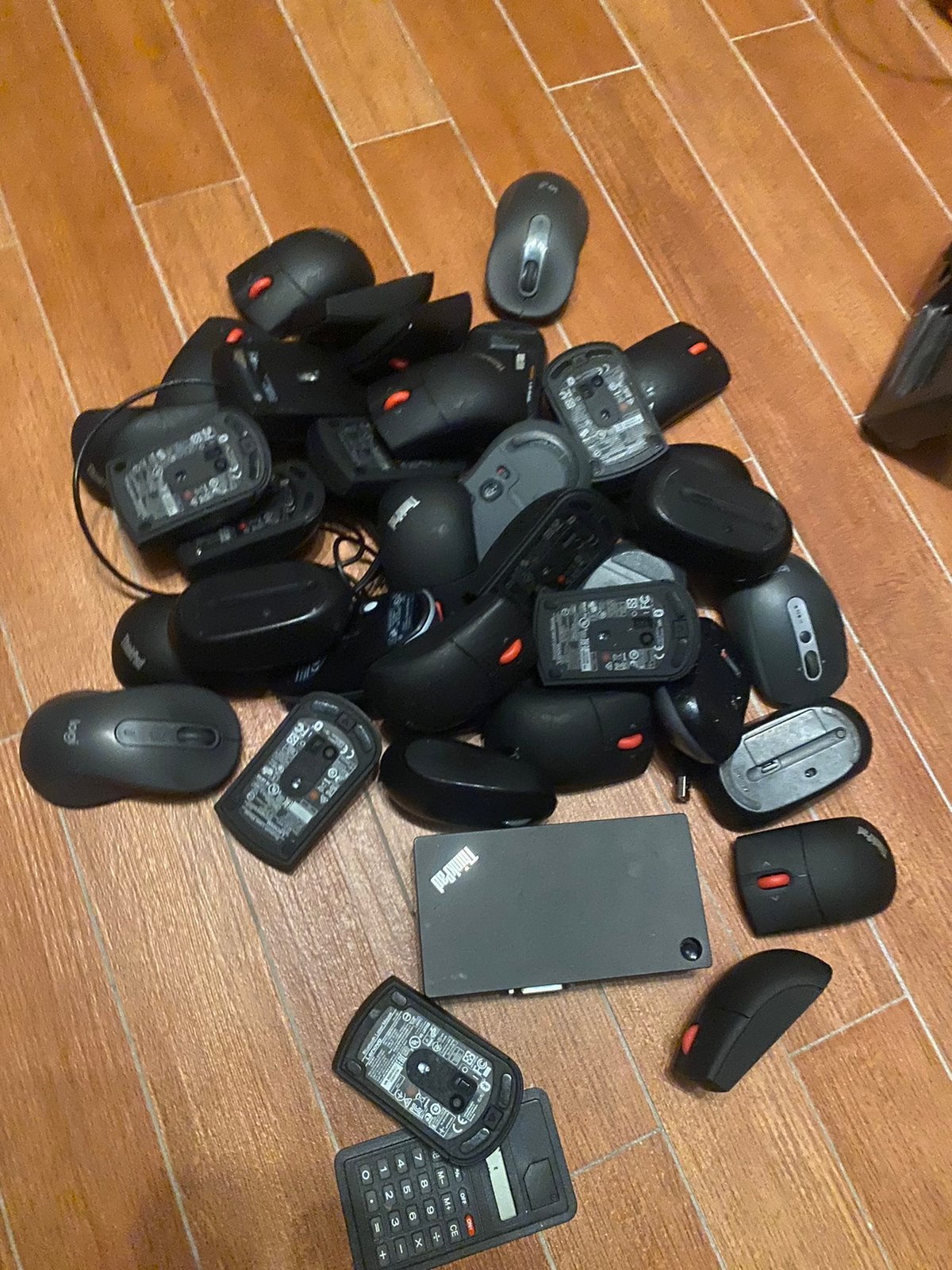 Partij Lenovo optische muizen 30 stuks, Computers en Software, Ophalen of Verzenden, Zo goed als nieuw