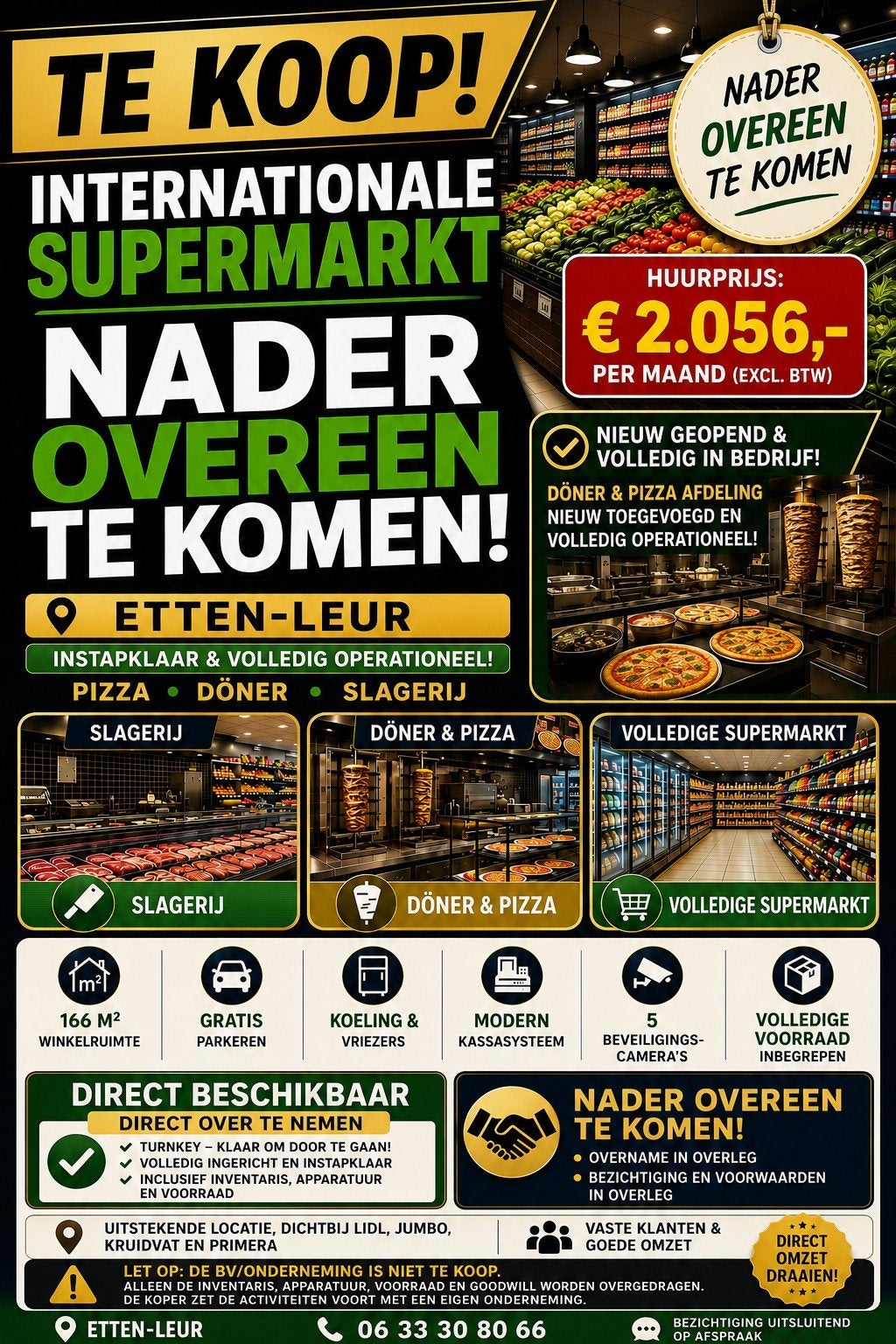 supermarkt te koop, Ophalen of Verzenden
