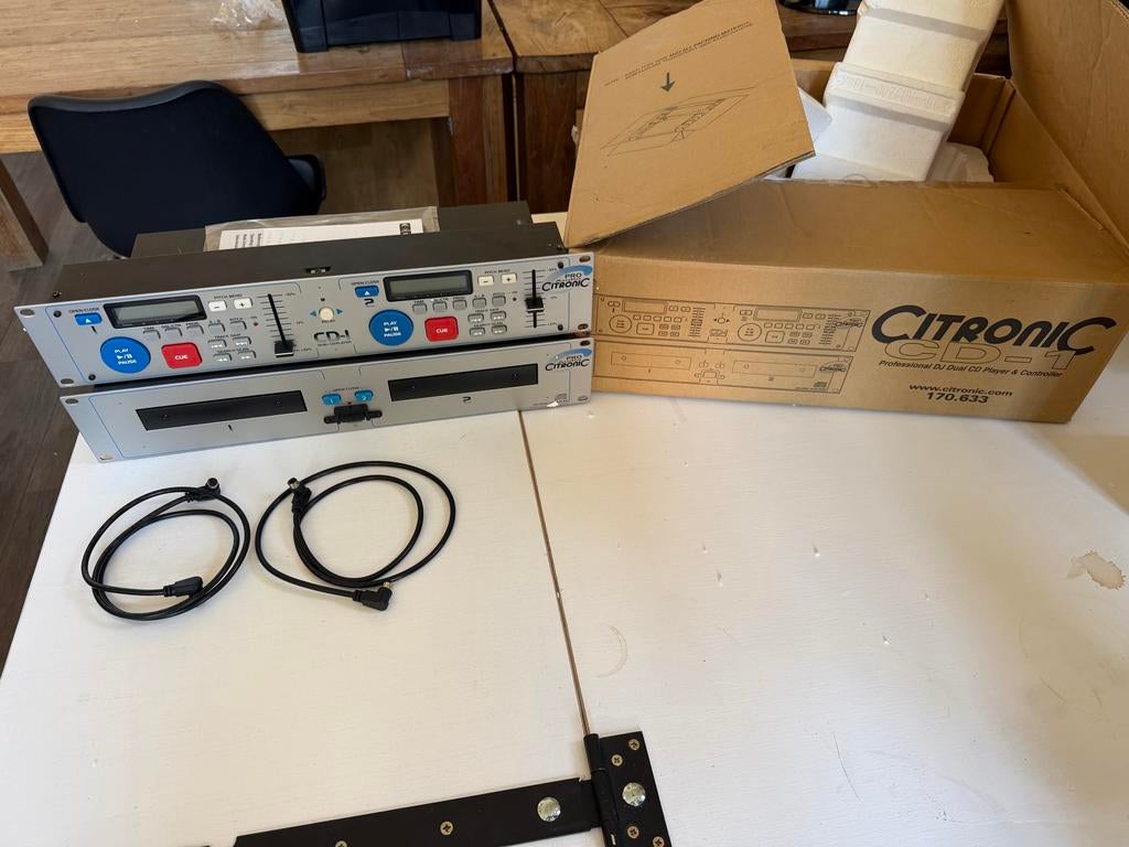 Citronic CD-1 Professional DJ Dual CD Player & Controller, Ophalen, Gebruikt, Dj-set, Overige merken