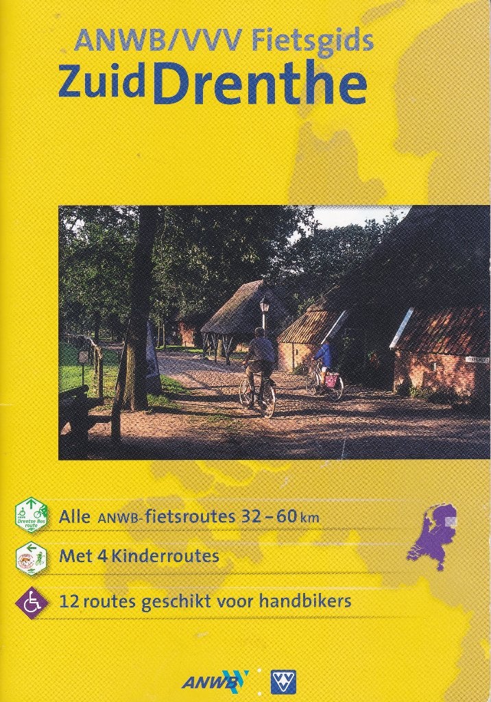 ANWB/VVV Fietsgids Zuid Drenthe, Ophalen, ANWB, Fiets- of Wandelgids, Zo goed als nieuw