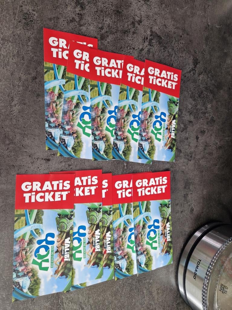 Walibi kaartjes 2 volwassenen betalen,de 3e is gratis, Tickets en Kaartjes, Drie personen of meer, Kortingskaart
