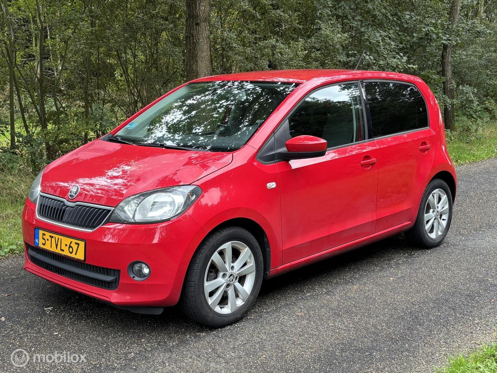 Skoda Citigo 1.0 Greentech Ambition|5DRS|Airco|Cruise|Navi, Voorwielaandrijving, Euro 5, Gebruikt, 840 kg