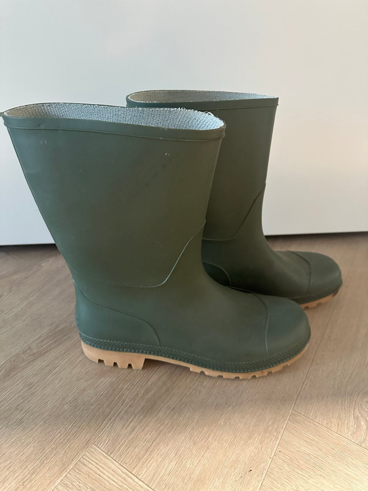 Groene regenlaarzen - Maat 43, Kleding | Heren, Overige kleuren, Ophalen of Verzenden, Regenlaarzen, Gedragen