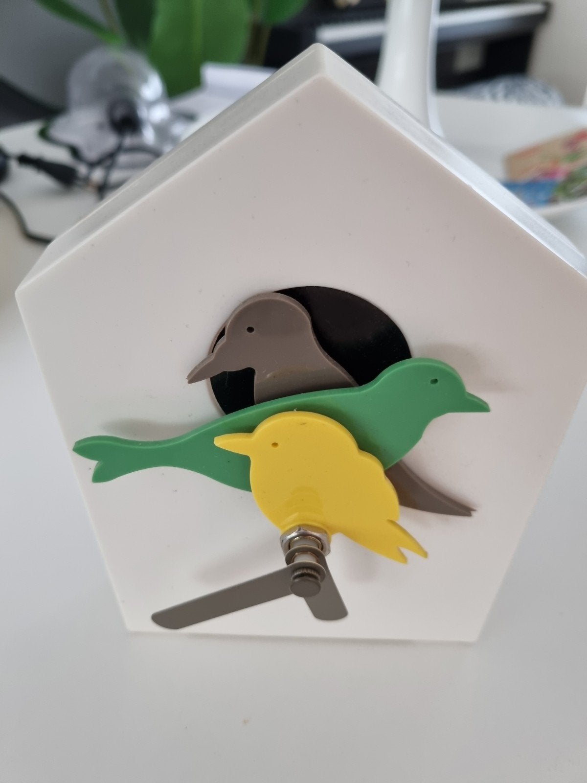 Ikea starholk klok design david wahl, Ophalen, Wit, Analoog, Werkt op batterijen