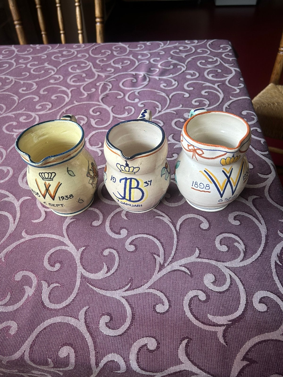 3 schenkkannetjes, Ophalen of Verzenden, Kaart, Foto of Prent