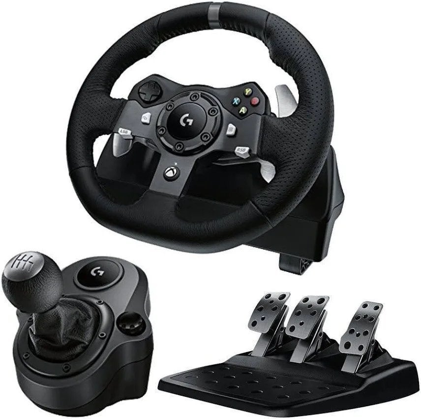 Logitech G920 Racing Stuur + Shifter voor Xbox/PC, Ophalen, Racestuur, Force feedback, Zo goed als nieuw