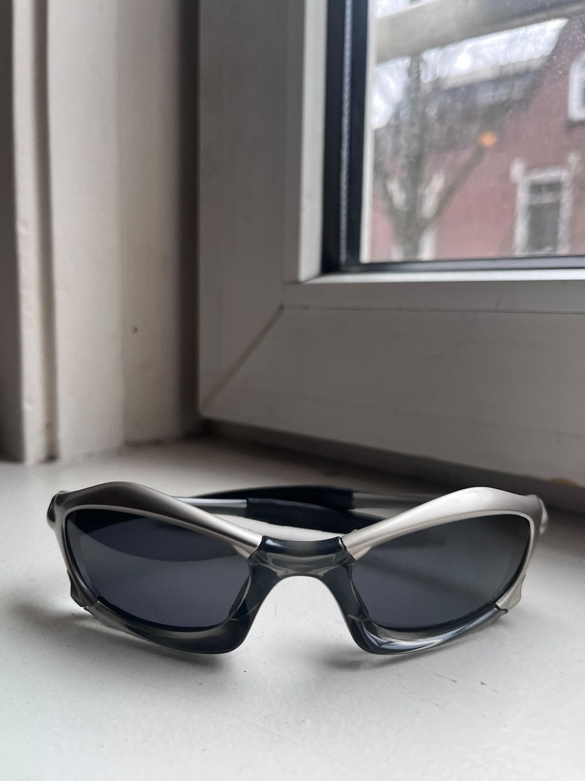 Oakley Splice Zonnebril - Stijlvol en Beschermend, Zonnebril, Ophalen of Verzenden, Zo goed als nieuw, Oakley