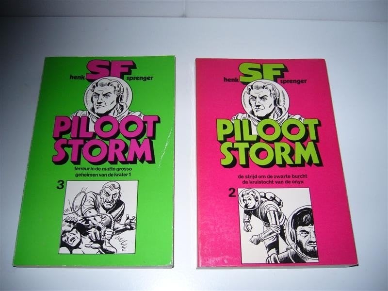 Piloot Storm deel 2 henk sprenger z.g.a.n., Eén stripboek, Ophalen of Verzenden, Gelezen