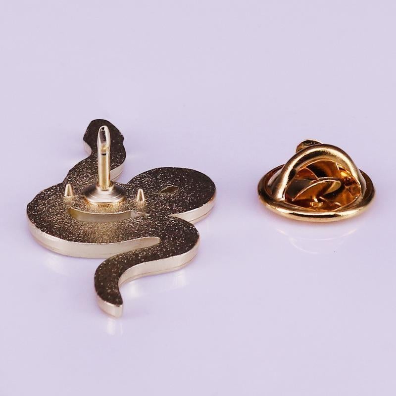 SLANG FLORAL SNAKE Collectors ROCK Enamel Pin Broche, Verzenden, Nieuw, Transport