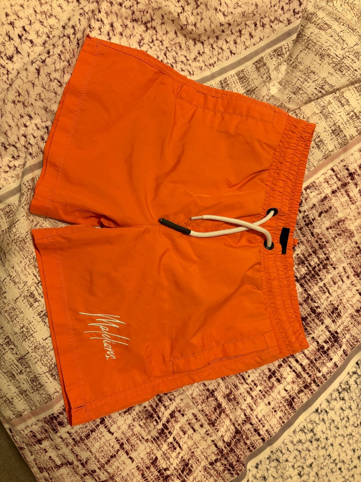 Malelions zwembroek oranje maat 152, Ophalen of Verzenden, Gedragen, Oranje, Zwembroek of Short