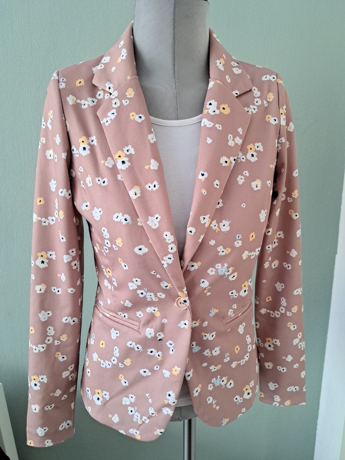 Blazer Merk ICHI.Maat S, Ophalen of Verzenden, Zo goed als nieuw, Maat 38/40 (M), Geel
