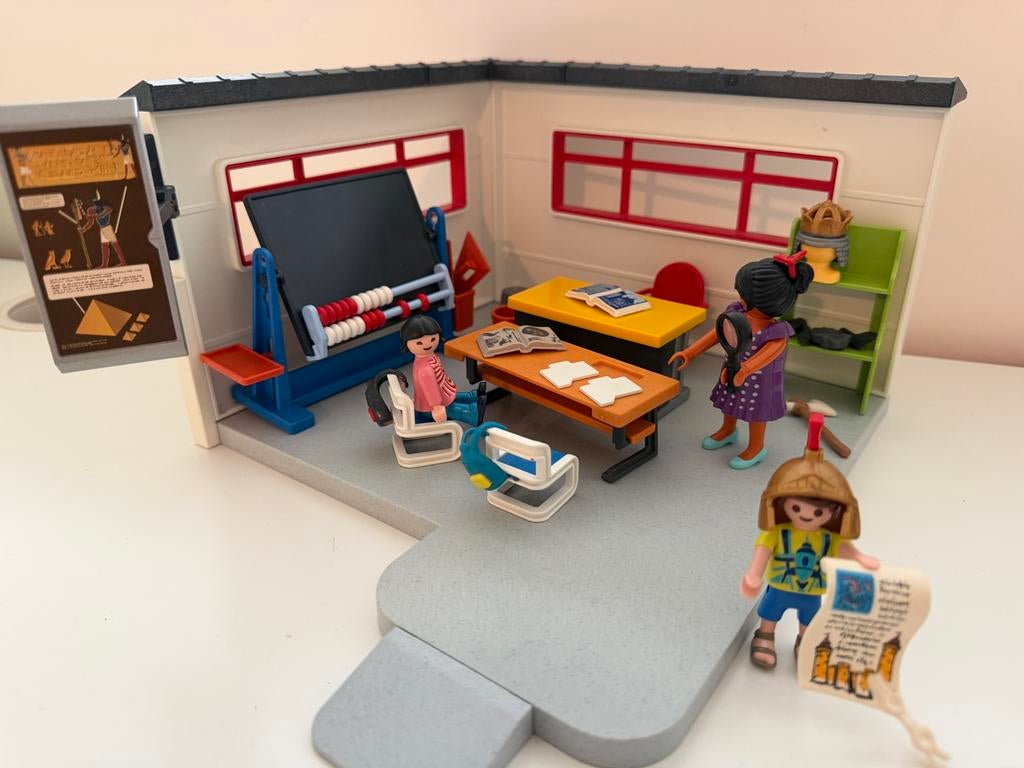 Playmobil Klaslokaal Set - 9455, Kinderen en Baby's, Speelgoed | Playmobil, Ophalen of Verzenden, Zo goed als nieuw, Complete set
