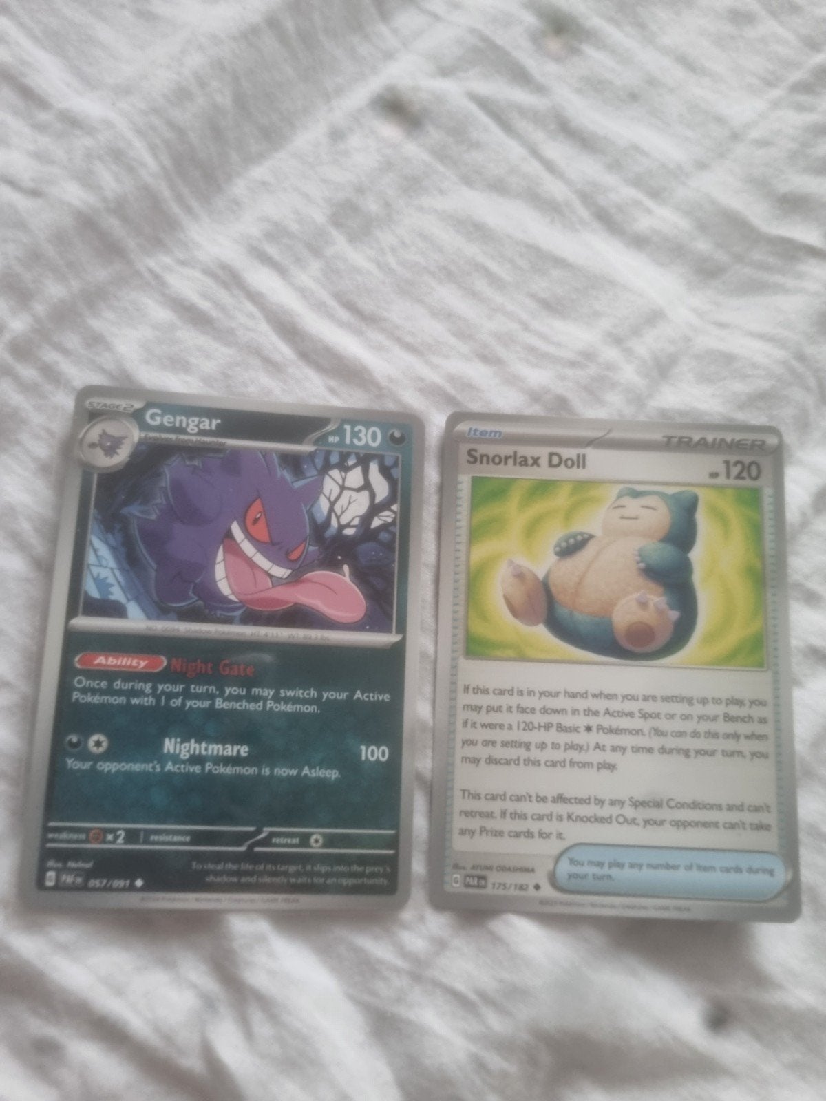 pokemon gengar & snorlax, Ophalen of Verzenden