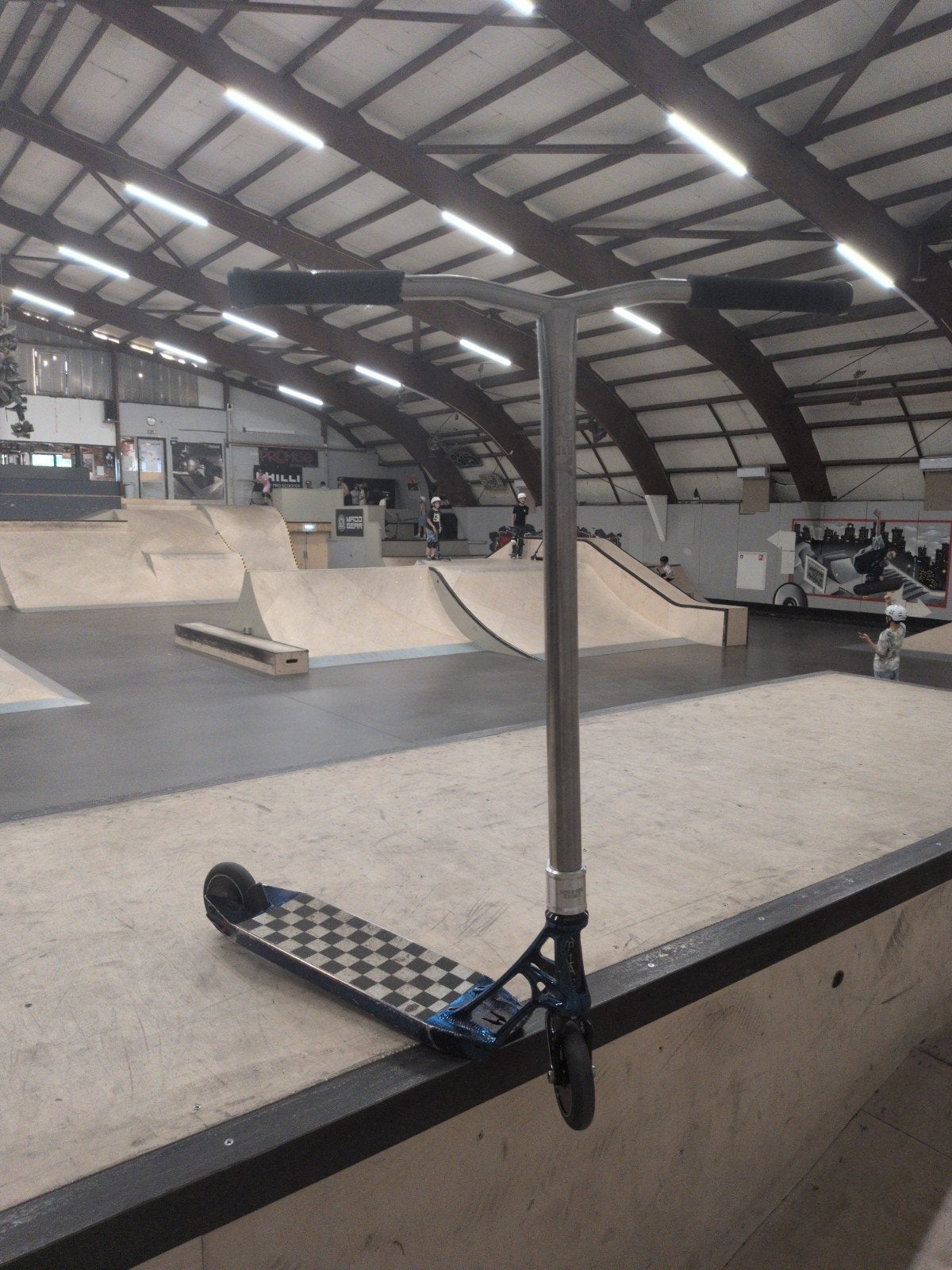 Custom Stuntstep met zeldzame Titanium Gassey Bar, Ophalen, Gebruikt, Overige typen, Custom (diverse merken)