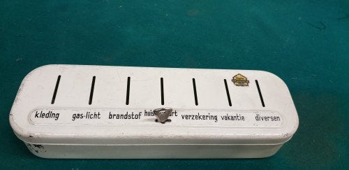 -	Spaarpot huishoud geldkist brabantia, Ophalen of Verzenden