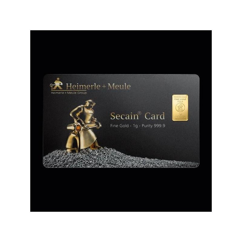1 gram gouden baartjes Heimerle & Meule, Postzegels en Munten, Edelmetalen en Baren, Ophalen of Verzenden, Goud
