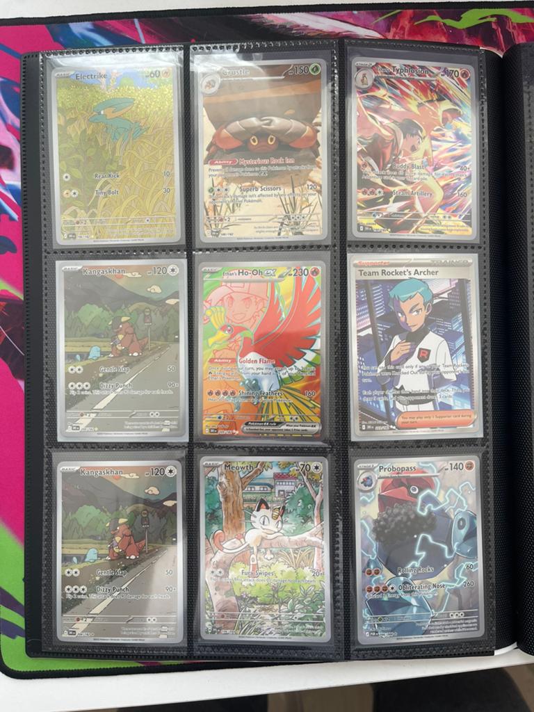 Mega Pokémon Kaartencollectie: SIR, IR, EX & PROMO, Ophalen, Zo goed als nieuw, Meerdere kaarten
