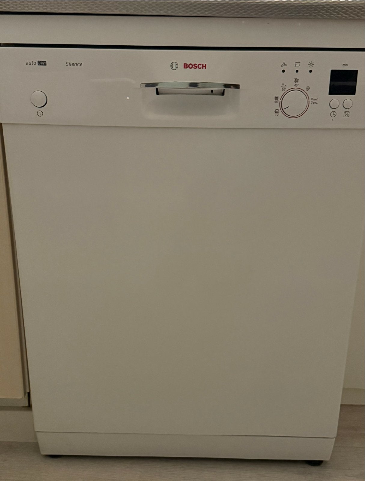 Bosch Silence Vrijstaande Vaatwasser - Wit, Ophalen, Gebruikt, 60 cm of meer, Eco programma