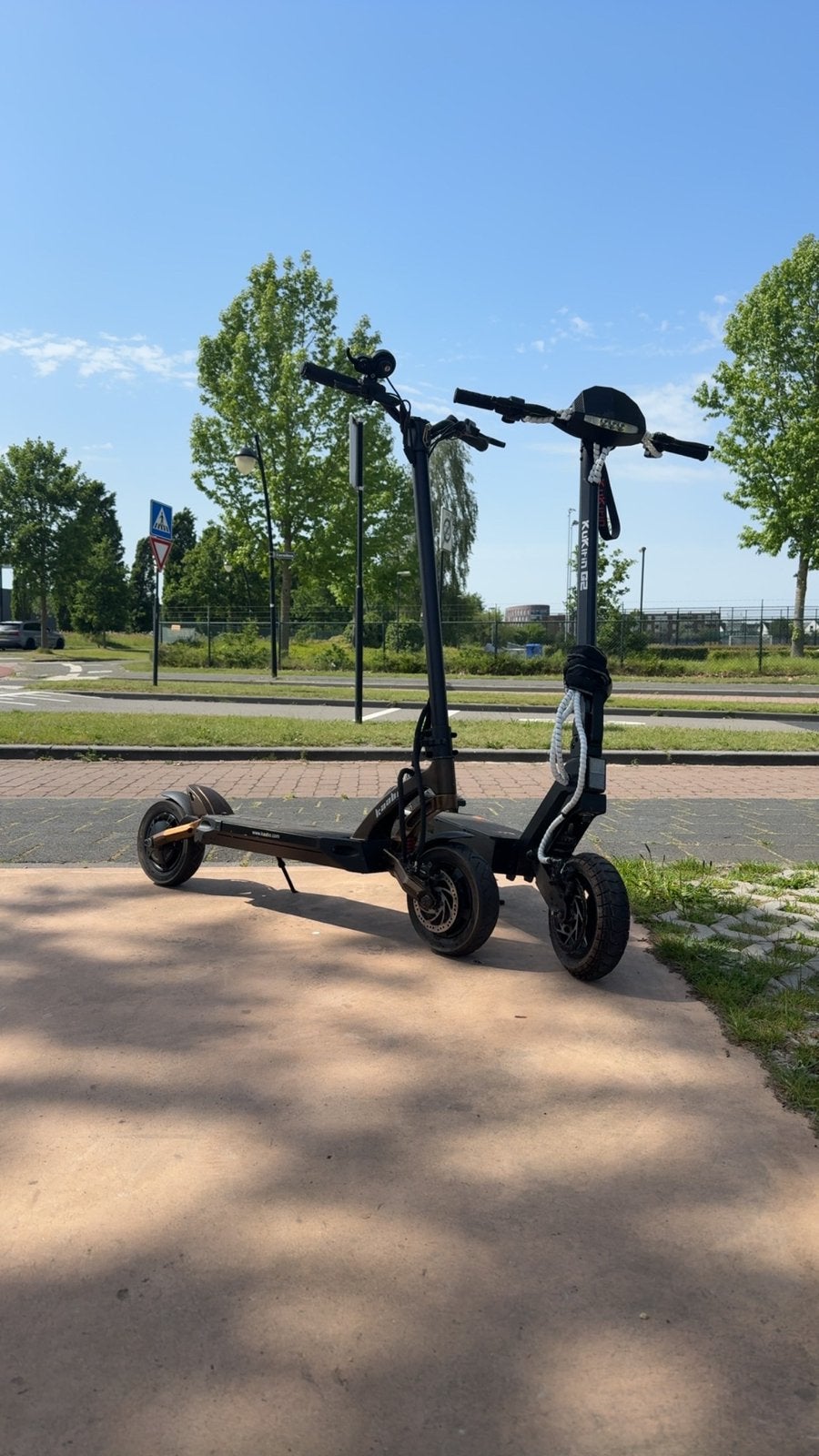 Kaabo Mantis 10 elektrische step - 2x 1000W motor, Fietsen en Brommers, Steps, Ophalen, Gebruikt, Elektrische step (E-scooter)