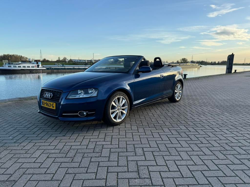 Audi A3 1.2 Tfsi 77KW Cabriolet 2011 Blauw, Auto's, Voorwielaandrijving, 4 cilinders, Cabriolet, Handgeschakeld