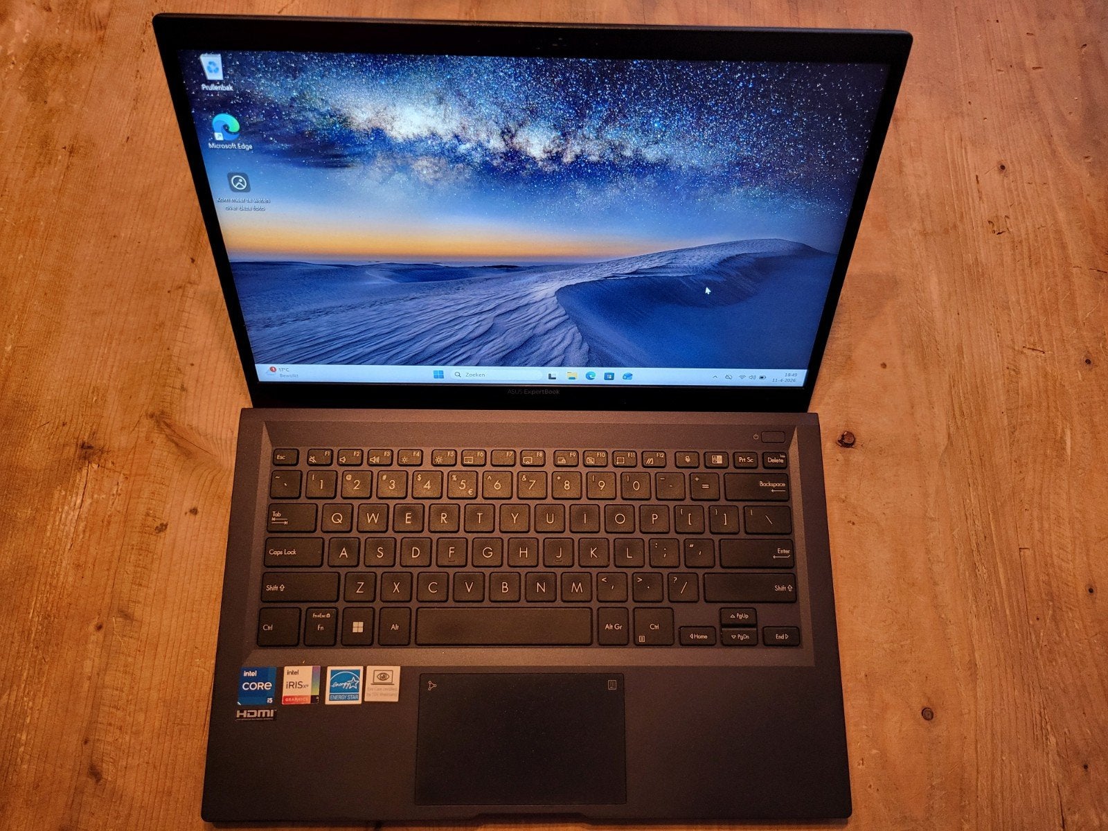 De Asus ExpertBook i5 11357G - 256GB SSD - Windows 11, Computers en Software, Windows Laptops, Ophalen of Verzenden, Zo goed als nieuw