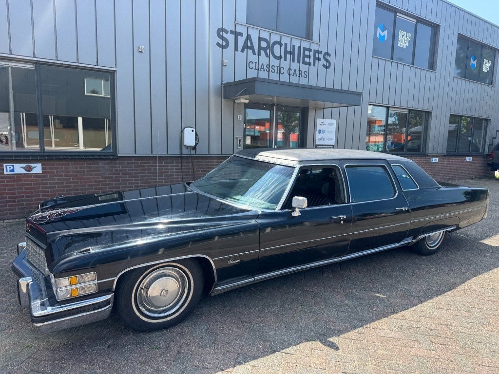 Cadillac FLEETWOOD 75 LIMO, Auto's, Cadillac, Automaat, Gebruikt, 2673 kg, Zwart