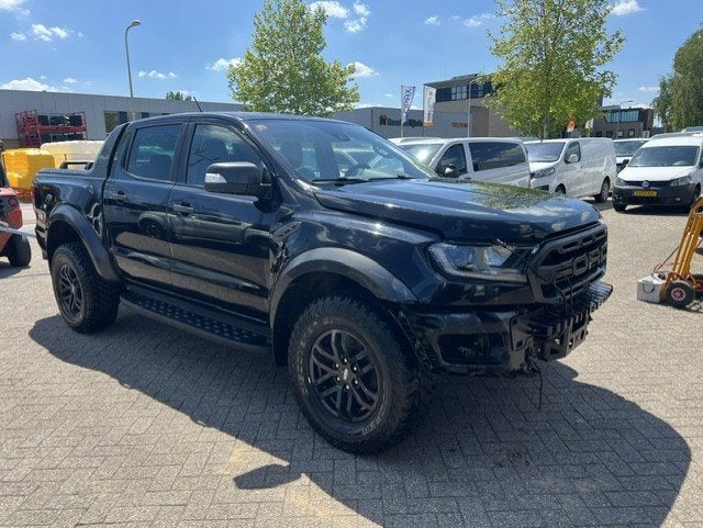Ford Ranger 2.0D 156KW Raptor Double cab Aut. Navi Klima, Auto's, Automaat, Gebruikt, Zwart, Origineel Nederlands
