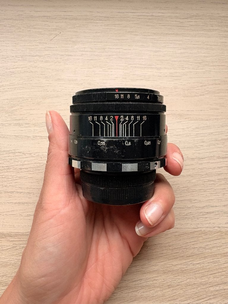 Helios sovjet M42 analoge lens, Ophalen of Verzenden, Gebruikt, Telelens