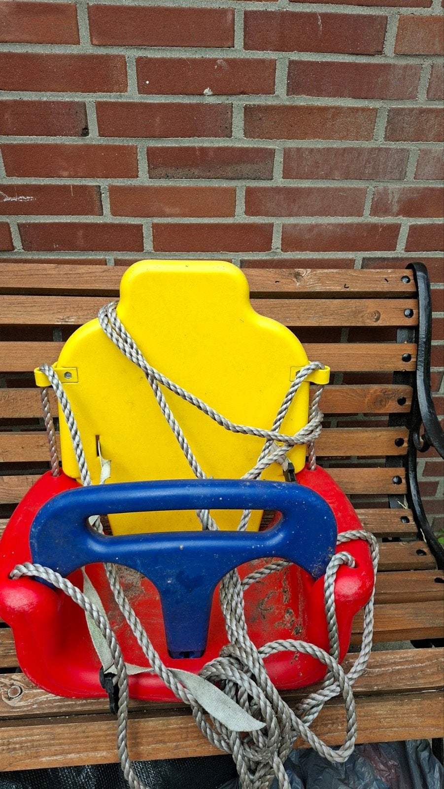 Complete en veilige babyschommel voor buiten, Ophalen, Gebruikt, Schommel
