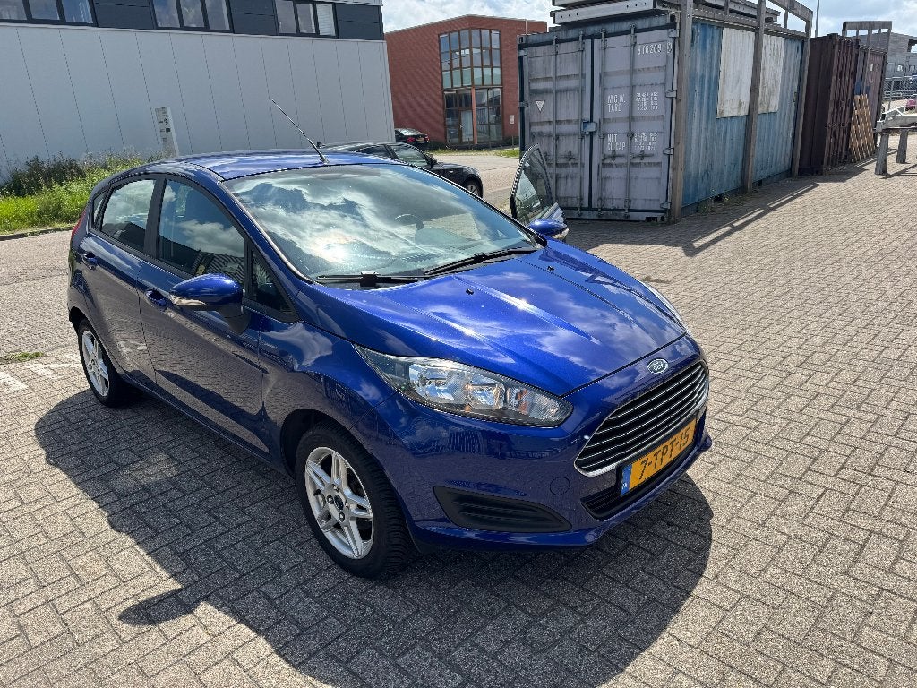 Ford Fiësta 1.0 65PK 5D S/S 2014 Blauw, Stof, 40 €/maand, Zwart, 525 kg