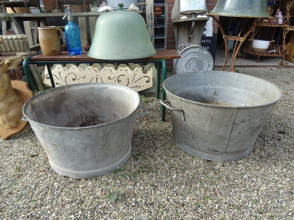 2 grote zinken Franse teilen, Ophalen
