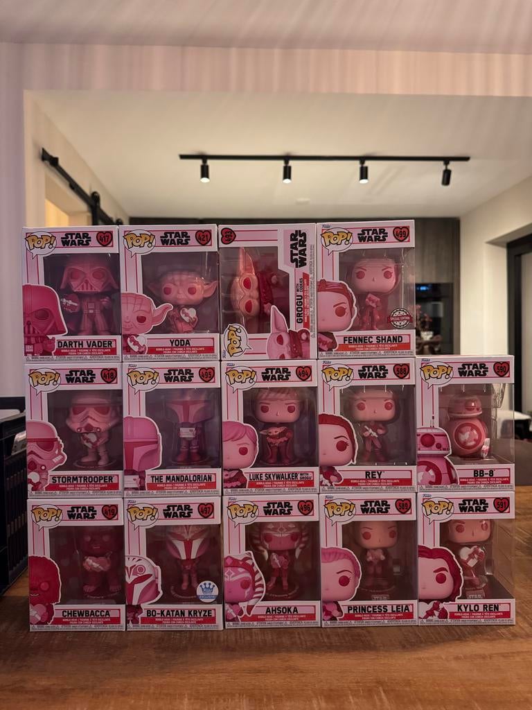 Star Wars Funko Pop! Valentijn Editie Collectie (12 stuks), Ophalen of Verzenden, Nieuw