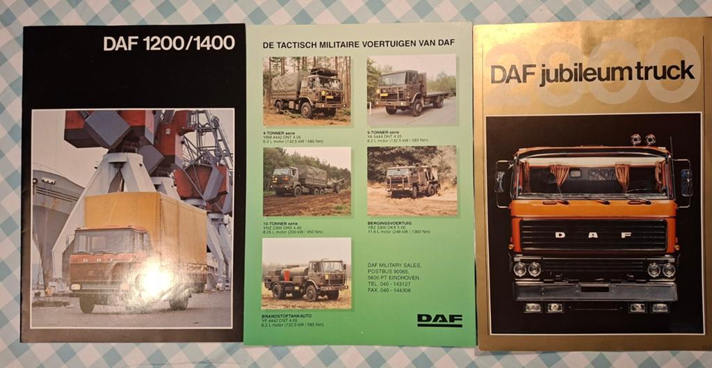 Daf bedrijfswagens brochures Trucks bus, Ophalen of Verzenden, Gelezen, Overige merken